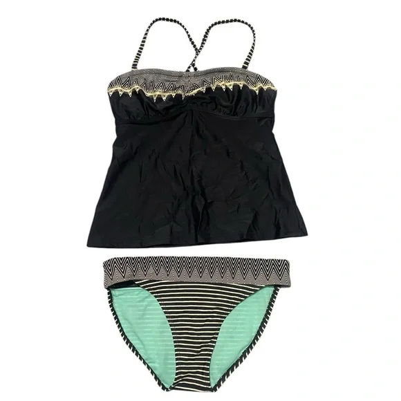 Athleta Gardenia Grove Maritza  Tankini set top 34B/C and bottom XXS - Picture 3 of 8